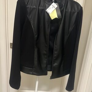 Premise Black Leather Jacket
